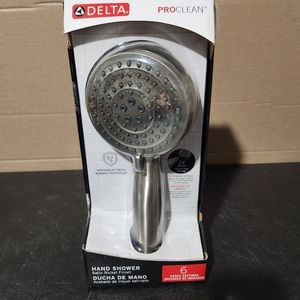Delta Faucet ProClean Shower 6 Spray Settings Satin Nickel